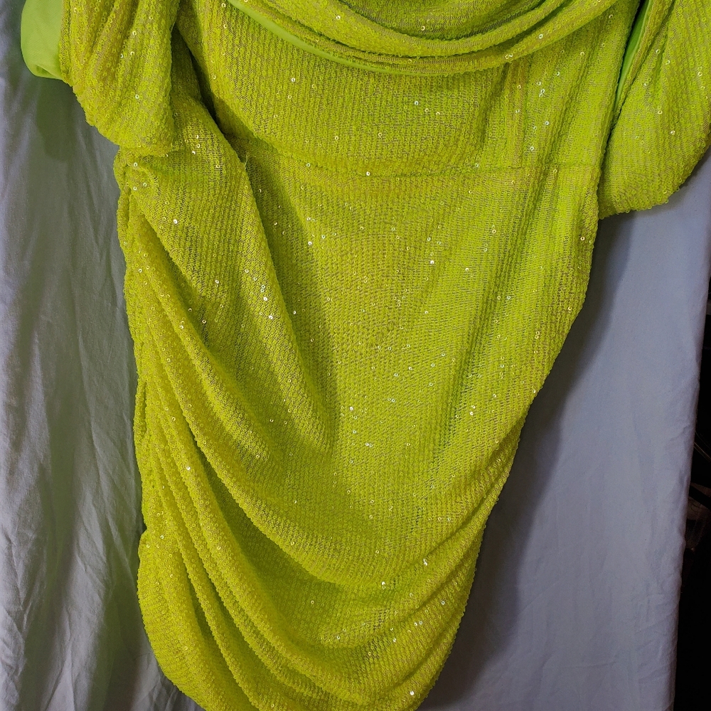 PrettyLittleThing Mini Dress Cold Shoulder M Size 18 US - Picture 3 of 16
